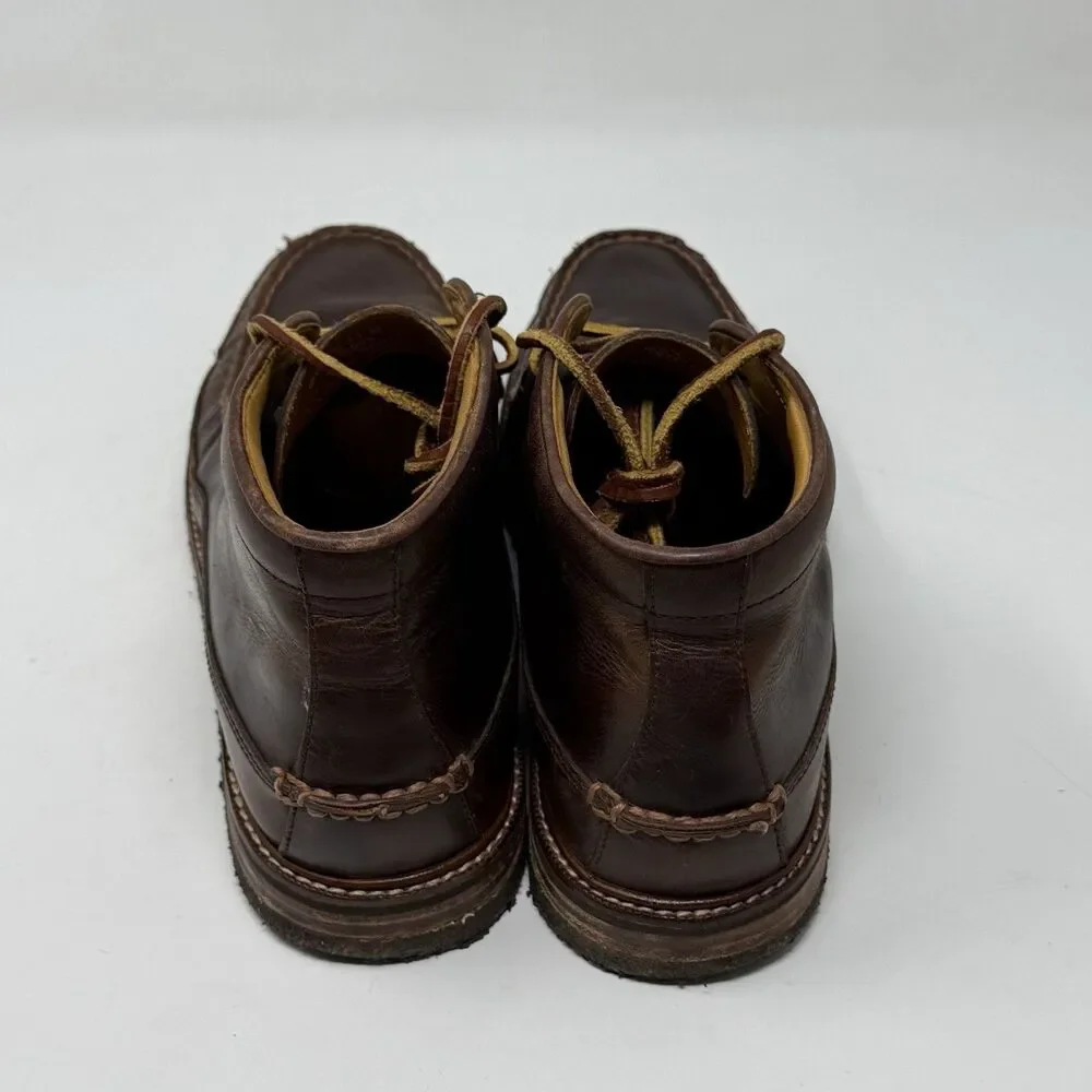 Sperry Gold Cup Chukka Boots Mens 11 M Brown Leather Crepe Sole Preppy Urban
